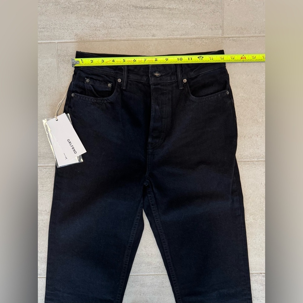 NWT - GRLFRND Woman’s Dark‎ Black Straight Jeans
(Listing #24) - Picture 6 of 7